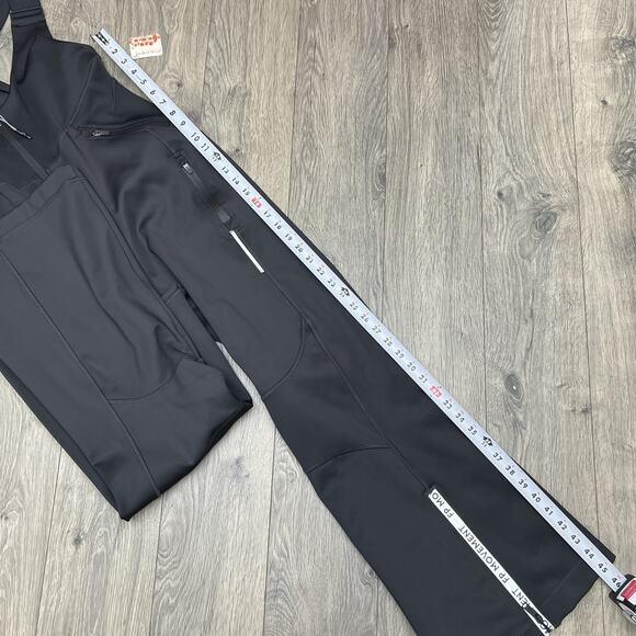 Free People Snow Bibs Size XL Womens Black POwder Vixen Softshell Movement - Picture 3 of 16